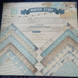 Winter Story Patterned Paper Pack
